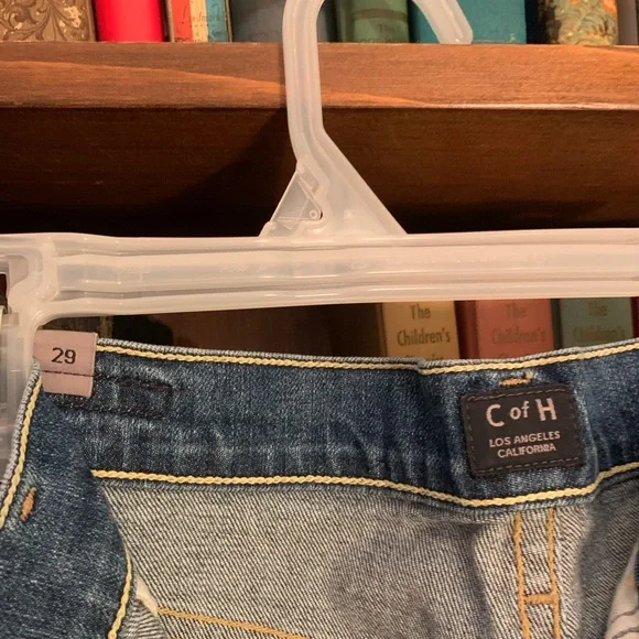 Citizens of Humanity Jeans size 29 cropped, distressed bell bottoms, high low - Picture 2 of 4